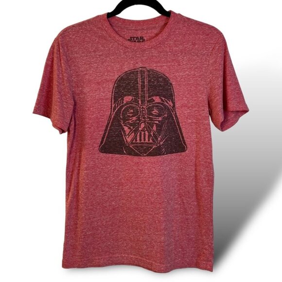 Star Wars Graphic T-Shirt Mens S Red Darth Vader Short Sleeve Crew Neck Shirt - Picture 1 of 8